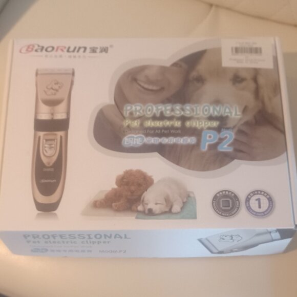 New Professional 5 Blade Electric Gold colored Dog Clipper Full Set Model P2 - Picture 2 of 5